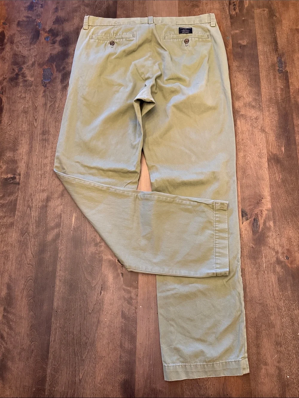 Vintage Banana Republic Emerson Chino Pants Sage 35x34 90s Early 2000s Y2K